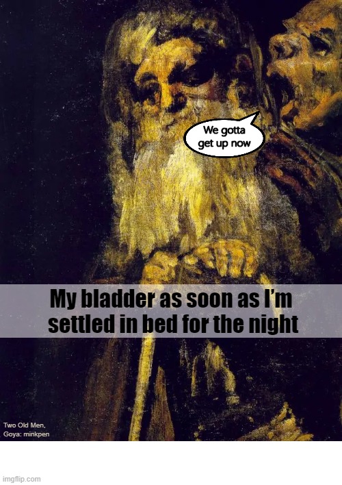 Full Bladder | image tagged in artmemes,bladder,sleep,insomnia,body | made w/ Imgflip meme maker