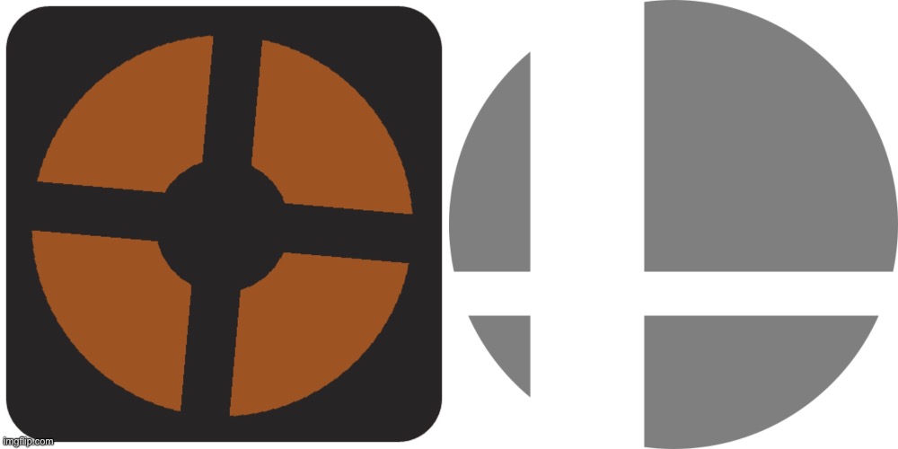 image tagged in tf2 logo,smash bros logo | made w/ Imgflip meme maker