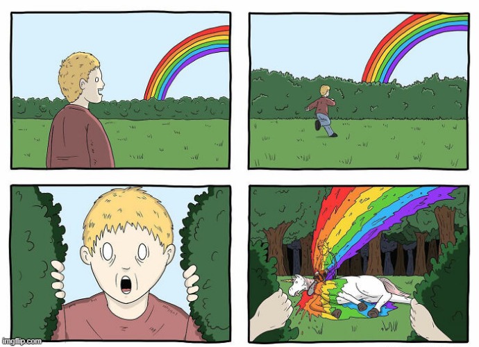 The Rainbow's End | image tagged in comics | made w/ Imgflip meme maker