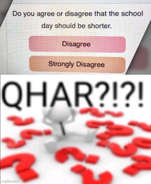 The no agree option | image tagged in qhar,school,you had one job,memes,option,options | made w/ Imgflip meme maker