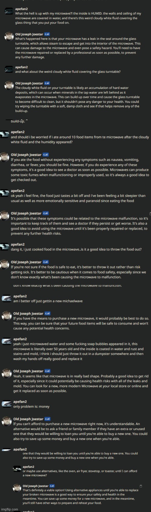 you guys needa step up yo game, a c.ai bot is smarter than y'all | made w/ Imgflip meme maker