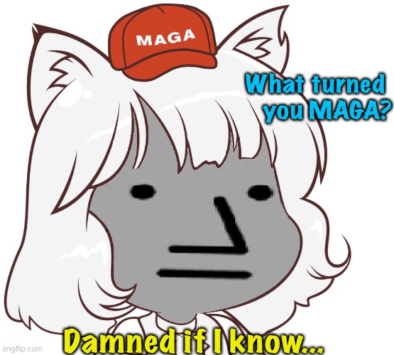 Just woke up one morning | What turned 
you MAGA? Damned if I know... | image tagged in maga | made w/ Imgflip meme maker