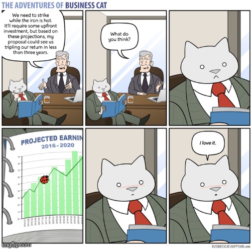 The Adventures of Business Cat #84 - Proposal | made w/ Imgflip meme maker