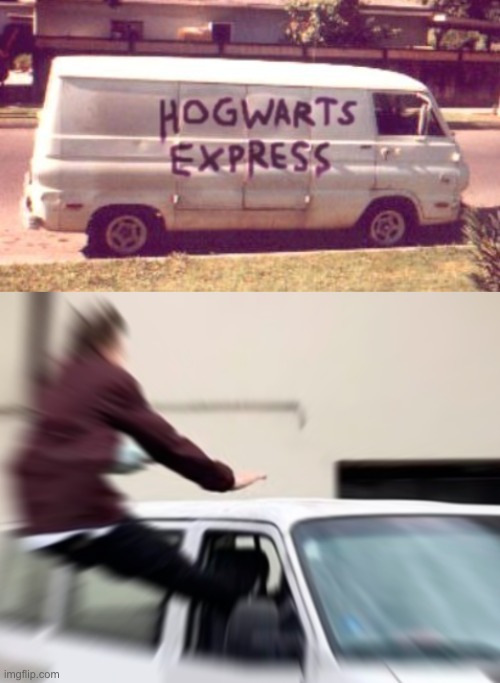 I ain't no Muggle! | image tagged in memes,funny,harry potter,dark humour,white van | made w/ Imgflip meme maker