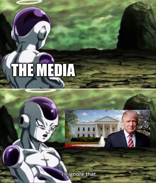 Freiza I'll ignore that | THE MEDIA | image tagged in freiza i'll ignore that | made w/ Imgflip meme maker