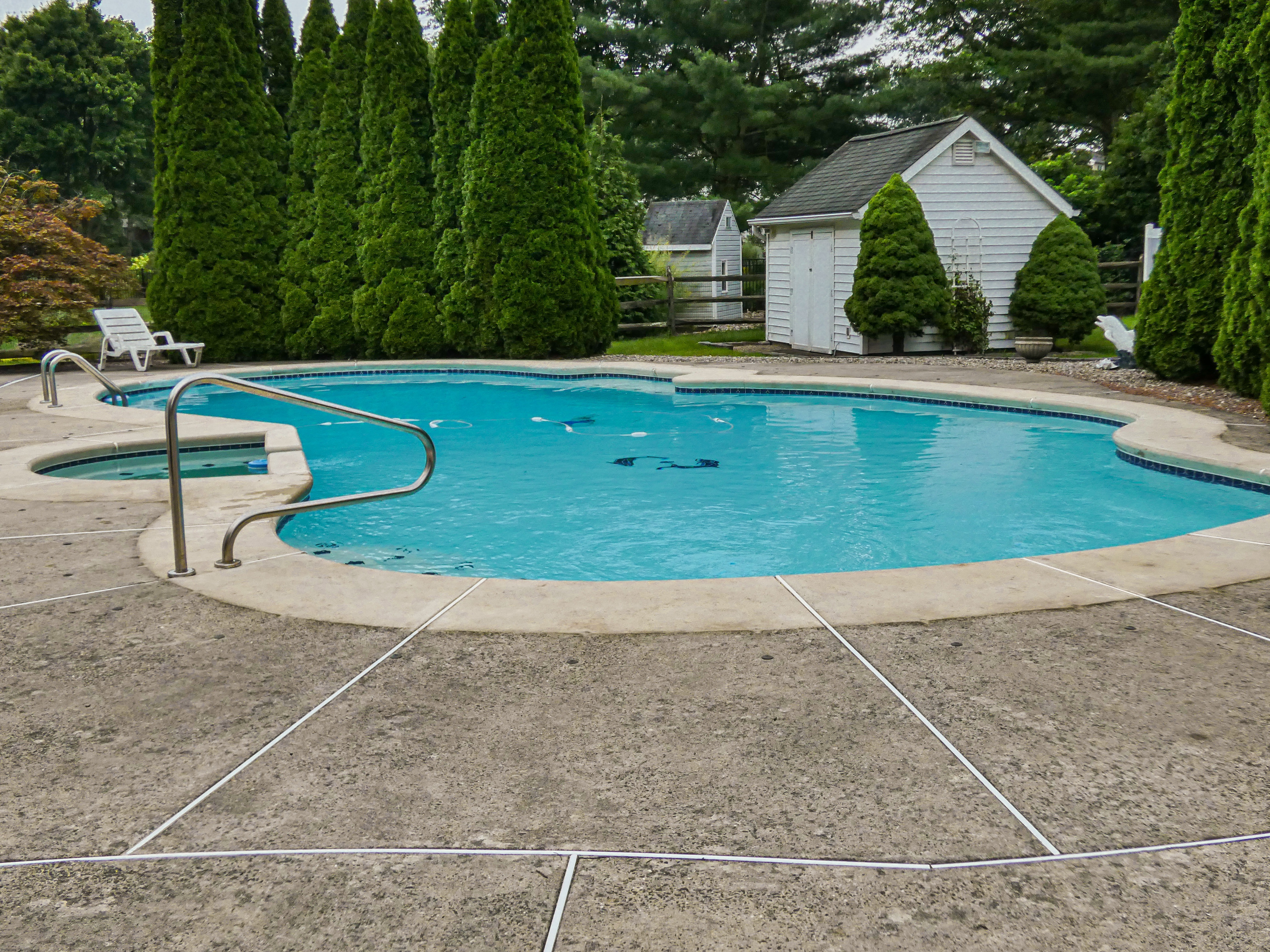 Here’s a picture of the pool at the house I’m moving into (my grandmothers house). Installed 20yrs ago by my grandfather. | image tagged in share your own photos | made w/ Imgflip meme maker