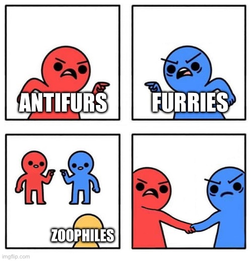 Not a furry myself, and rather an anti fur. But some furries are actually sensible enough to know that zoophiles are monsters. | FURRIES; ANTIFURS; ZOOPHILES | image tagged in anti furry,anti zoophile,memes,so true memes | made w/ Imgflip meme maker