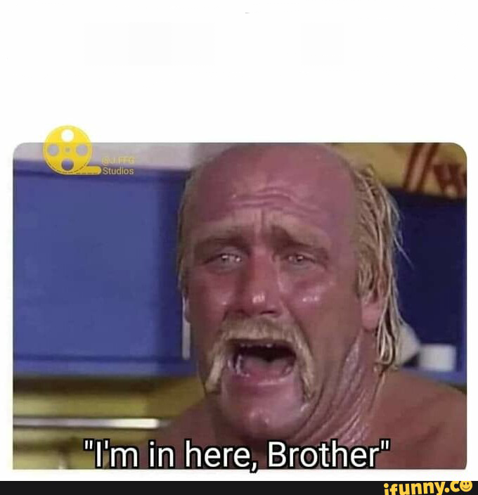 Hogan sweat Blank Meme Template