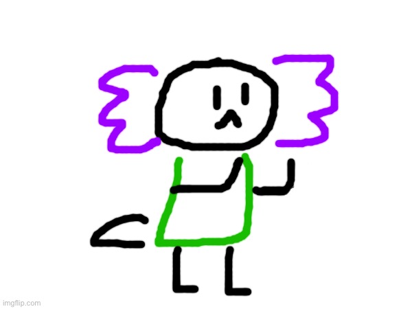 saki axolotl | image tagged in no | made w/ Imgflip meme maker