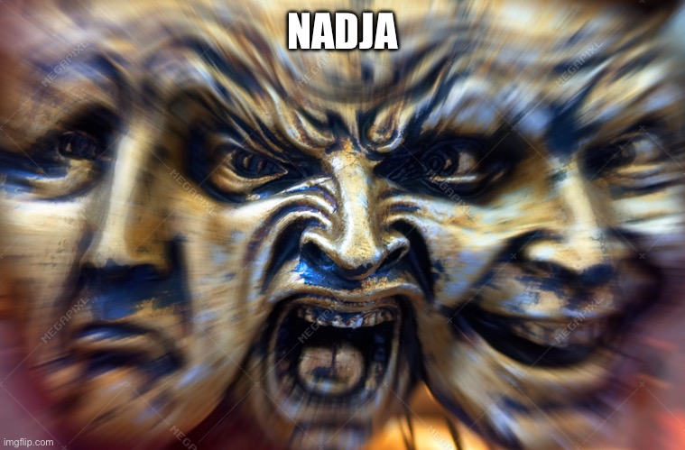 Schizophrenia | NADJA | image tagged in schizophrenia | made w/ Imgflip meme maker