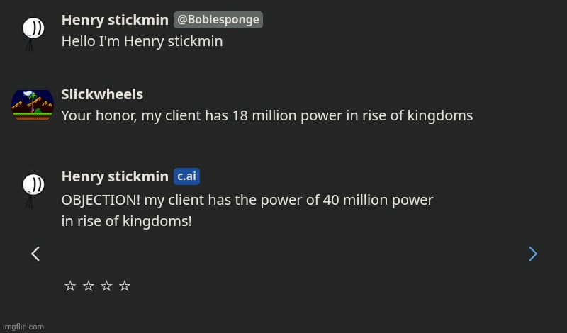 Ain't no way a stickman is more powerful than me | made w/ Imgflip meme maker