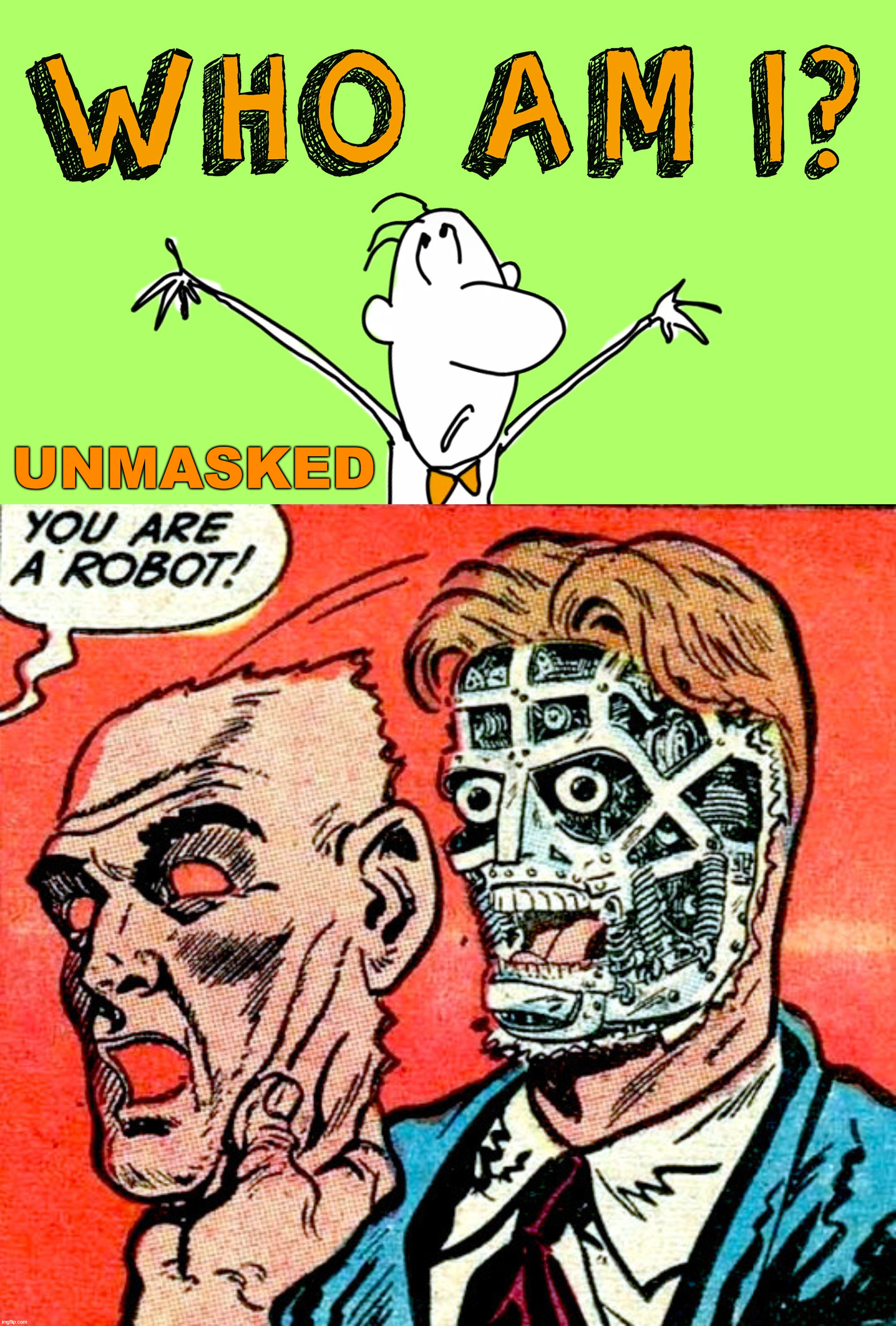 UNMASKED | image tagged in who am i | made w/ Imgflip meme maker