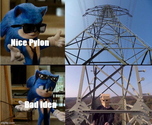 When you climbing buddy have some idea | image tagged in idea,sonic the hedgehog,sonic,latticeclimbing,meme,freesolo | made w/ Imgflip meme maker