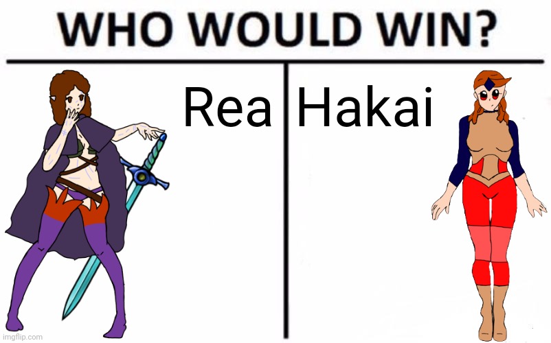 The Inkperial era chapter 6.1: Rea v Hakai | Rea; Hakai | made w/ Imgflip meme maker