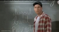 Billy Madison hates school | image tagged in gifs | made w/ Imgflip video-to-gif maker