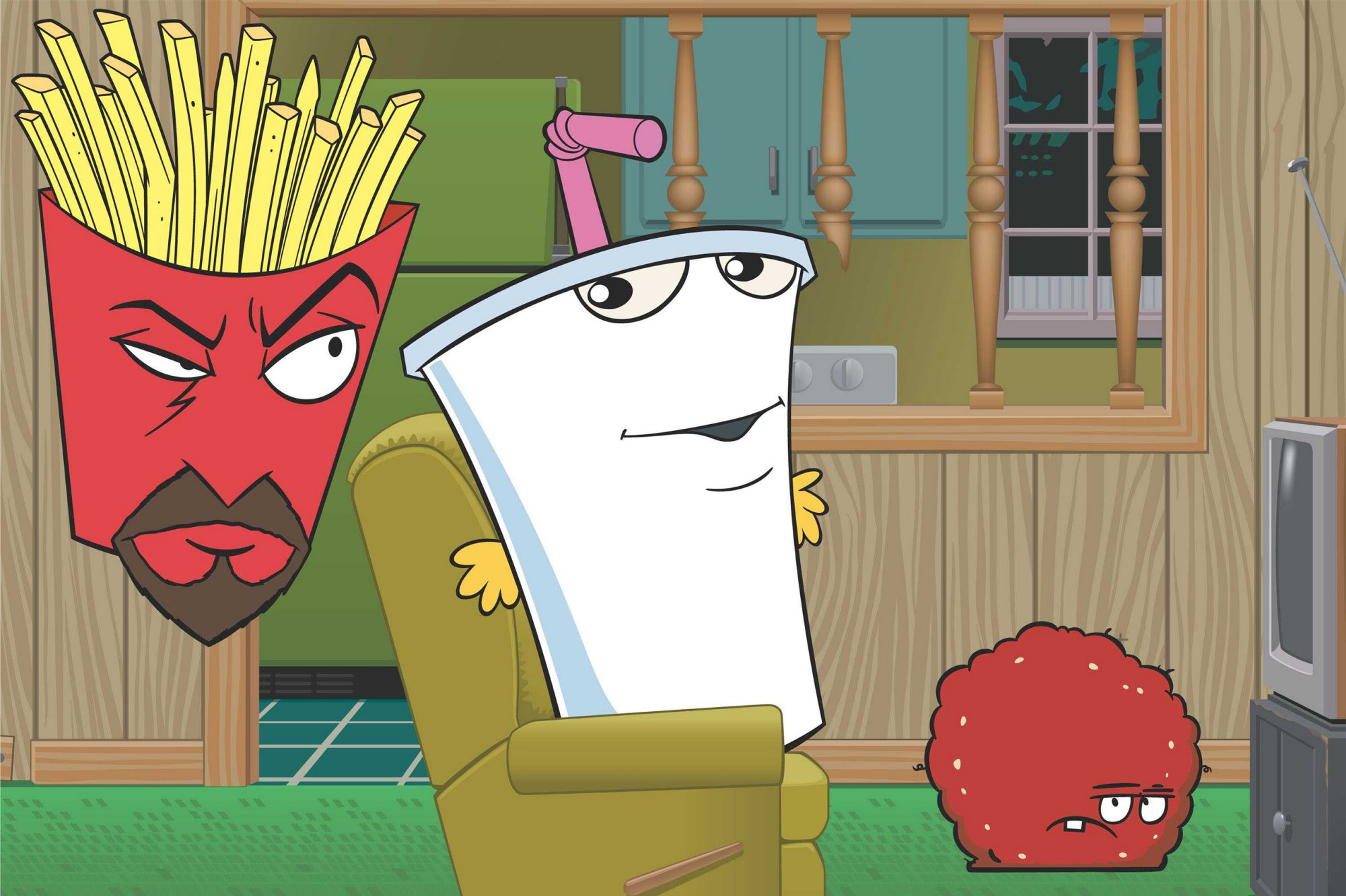 Frylock, Master Shake and Meatwad Blank Meme Template