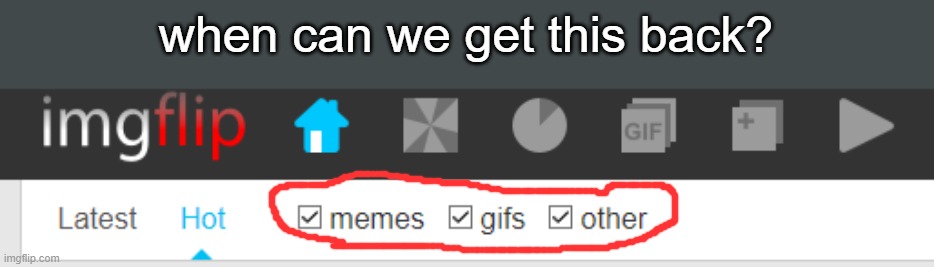 when can we get this back? | made w/ Imgflip meme maker