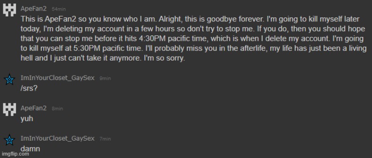 context for last post | made w/ Imgflip meme maker