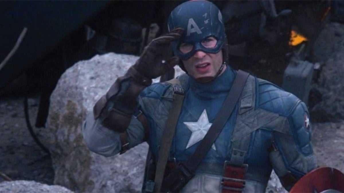 High Quality Captain America Salute Blank Meme Template