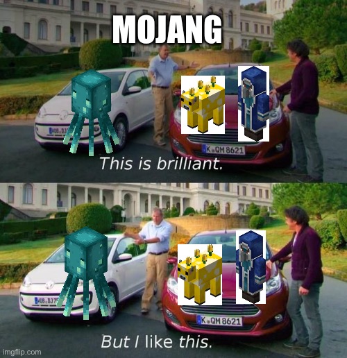 Bruh | MOJANG | image tagged in this is brilliant but i like this | made w/ Imgflip meme maker
