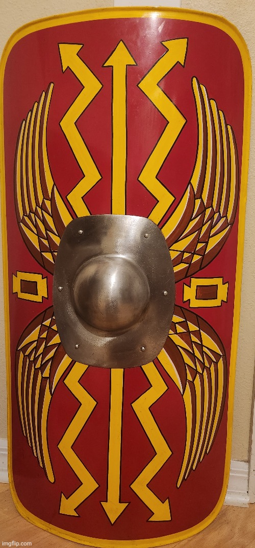 Should I make an oc based off of this shield? | made w/ Imgflip meme maker