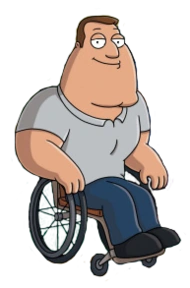 High Quality Joe Swanson | Family Guy Wiki | Fandom Blank Meme Template