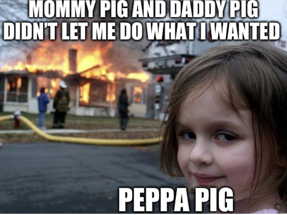 High Quality Peppa Pig Blank Meme Template