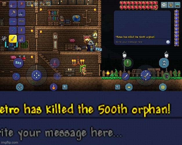 Nothing unusual here, carry on with your days | image tagged in terraria | made w/ Imgflip meme maker