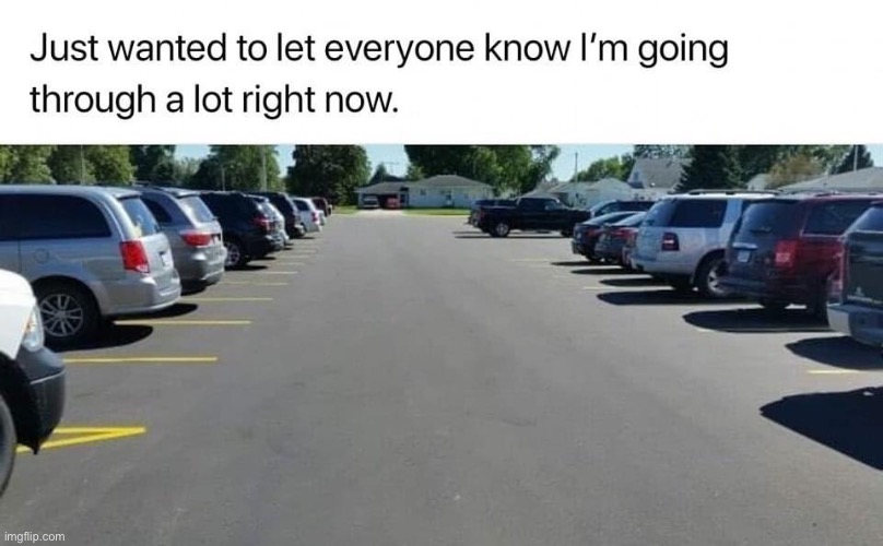 A lot | image tagged in is four a lot,parking lot | made w/ Imgflip meme maker