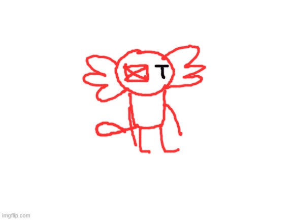 this was made with my tablet pen with low area (i brought toby back after like 4 months) | image tagged in blank white template | made w/ Imgflip meme maker