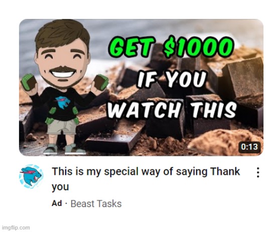 Thankyou Mr.Beast - 9GAG