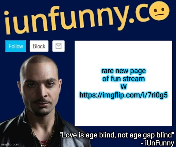 iUnFunny's Nacho Varga template v1.1 | rare new page of fun stream W
https://imgflip.com/i/7ri0g5 | image tagged in iunfunny's nacho varga template v1 1 | made w/ Imgflip meme maker