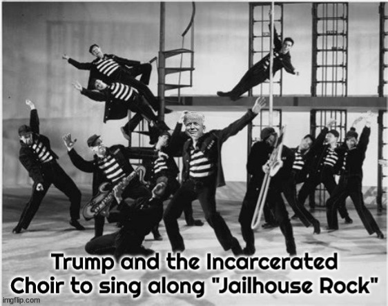 Trumpis | image tagged in jail,elvis,rock,prision | made w/ Imgflip meme maker
