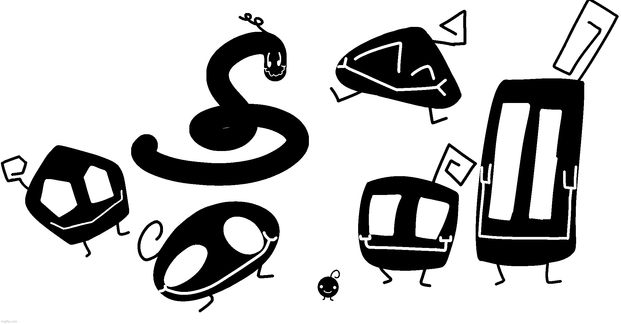 Introducing, Bungle friends! Bungle is part of the “Figura Minima” species. (There are still more to be discovered about them) | made w/ Imgflip meme maker