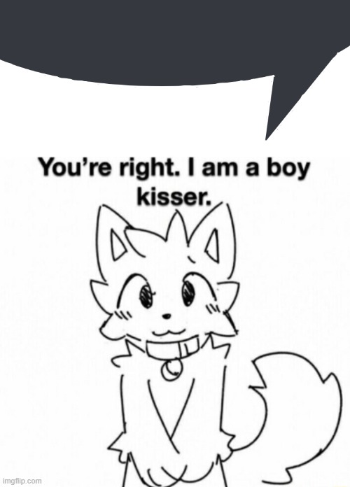 Image tagged in discord speech bubble,you're right i am a boy kisser ...