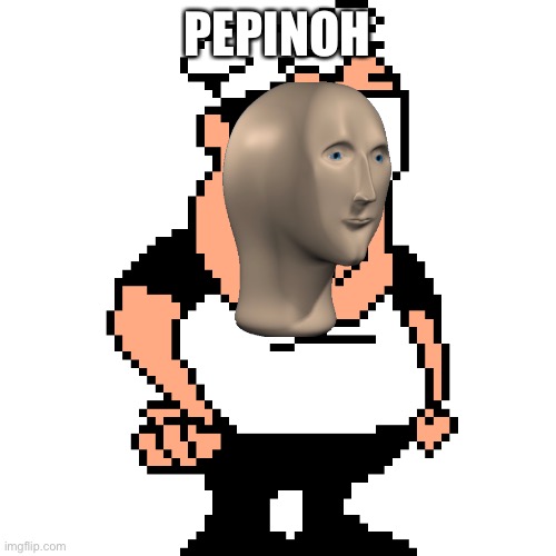 Peppino Peter Taunt | PEPINOH | image tagged in peppino peter taunt | made w/ Imgflip meme maker