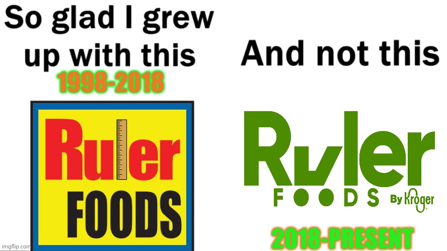 What a time | 1998-2018; 2018-PRESENT | image tagged in so glad i grew up with this,ruler,ruler foods | made w/ Imgflip meme maker