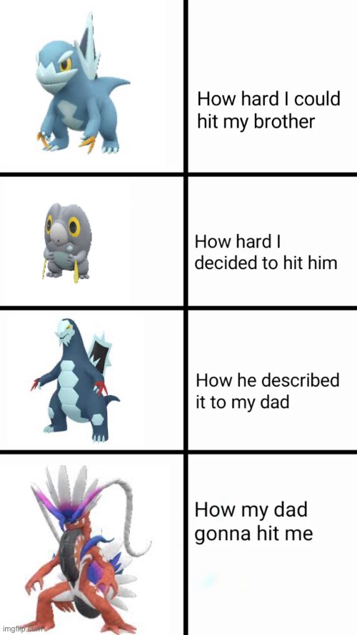 Paldea | image tagged in how hard i could hit my brother,pokemon | made w/ Imgflip meme maker