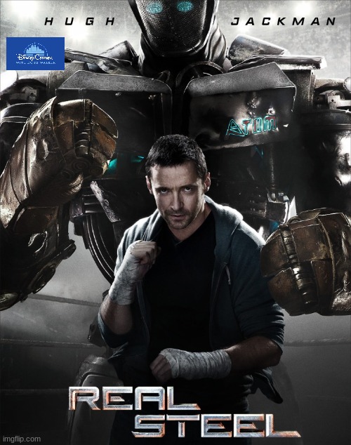 disneycember: real steel | image tagged in disneycember,movie reviews,robots,hugh jackman,touchstone pictures | made w/ Imgflip meme maker