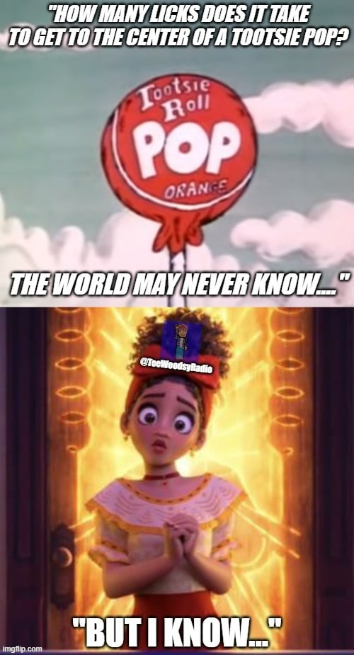 Worst power ever... | image tagged in fyp,disney,encanto,tootsie pop owl,sucker,candy | made w/ Imgflip meme maker