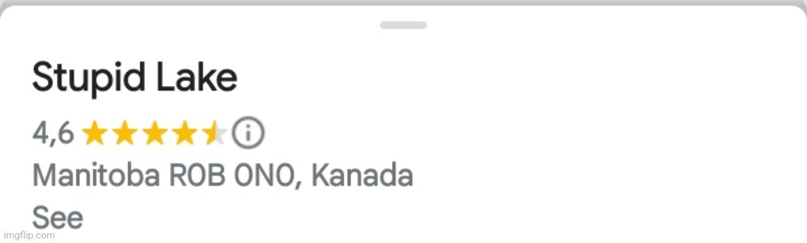 Stupid lake | image tagged in stupid lake | made w/ Imgflip meme maker