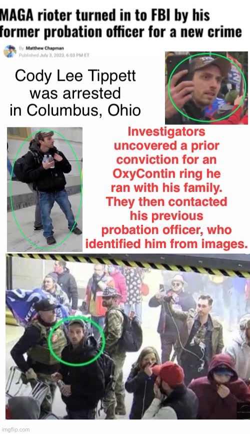 Oxy Convict | image tagged in domestic terrorists,treason,drug dealer,only in ohio | made w/ Imgflip meme maker