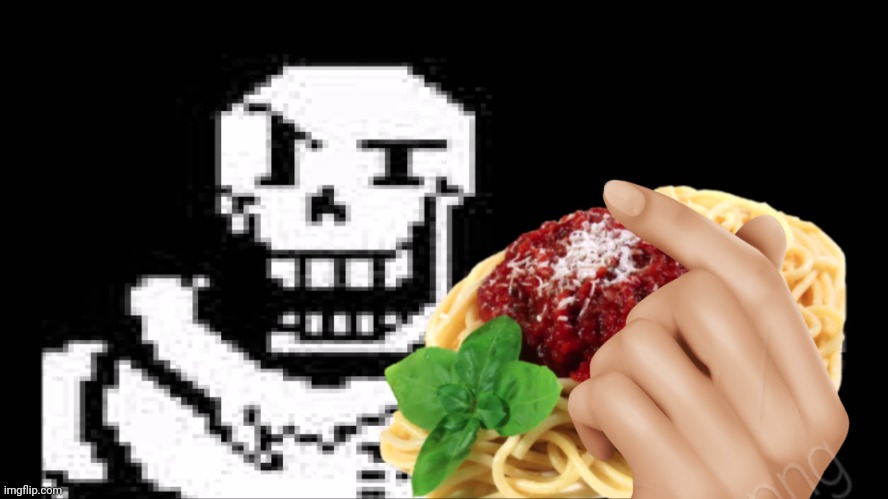 Papyrus Spaghetti | image tagged in papyrus spaghetti | made w/ Imgflip meme maker