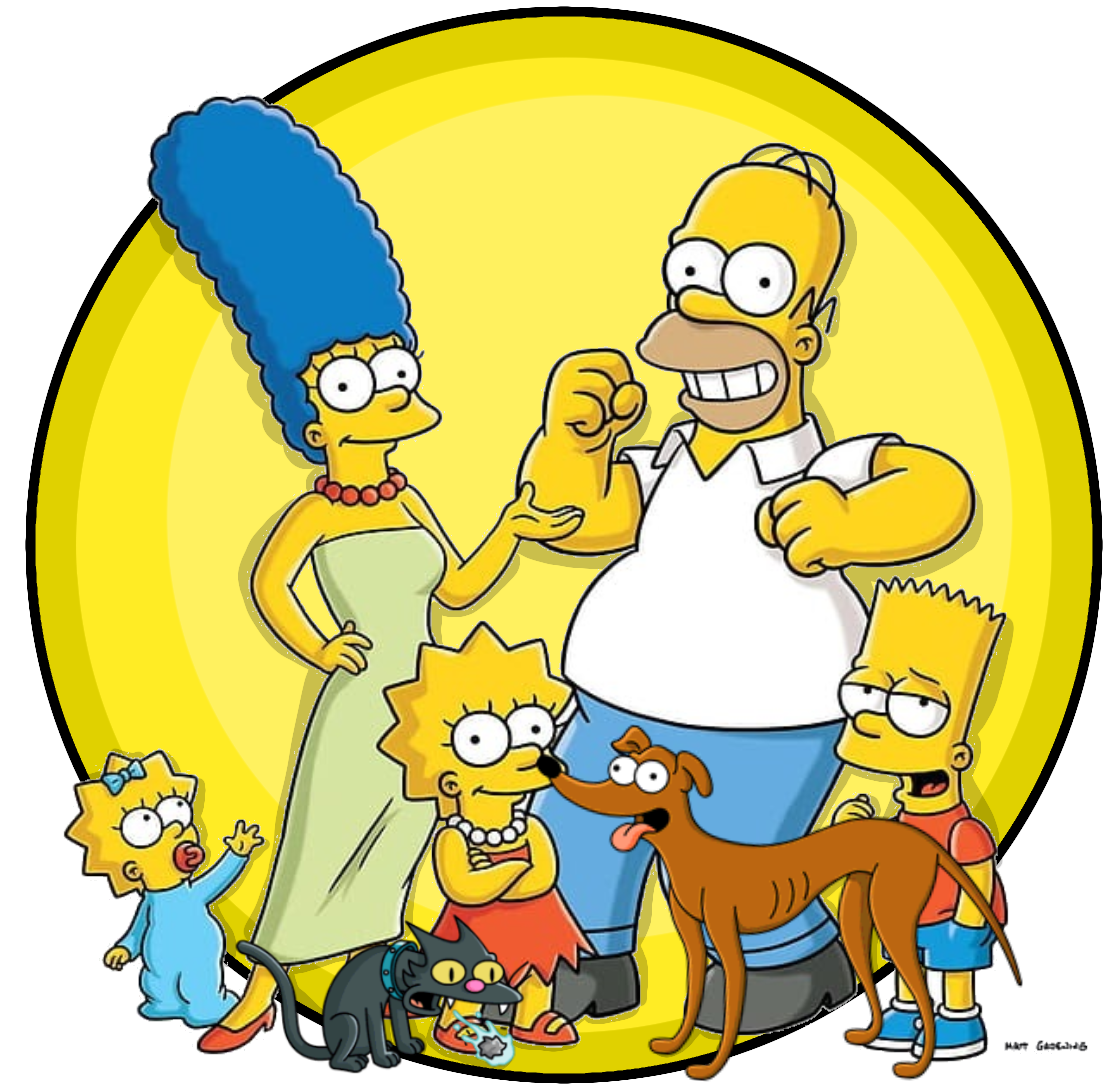 Simpson Family Blank Meme Template