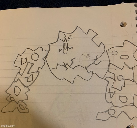 Hey guys what if there was a monster made of rock | made w/ Imgflip meme maker