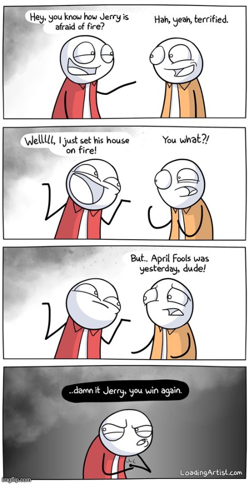 #2,363 | image tagged in comics/cartoons,comics,loading,artist,april fools day,fire | made w/ Imgflip meme maker