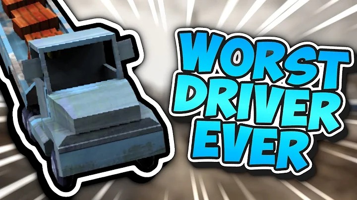 High Quality Tricky Truck Worst Driver Ever Video Thumbnail Blank Meme Template