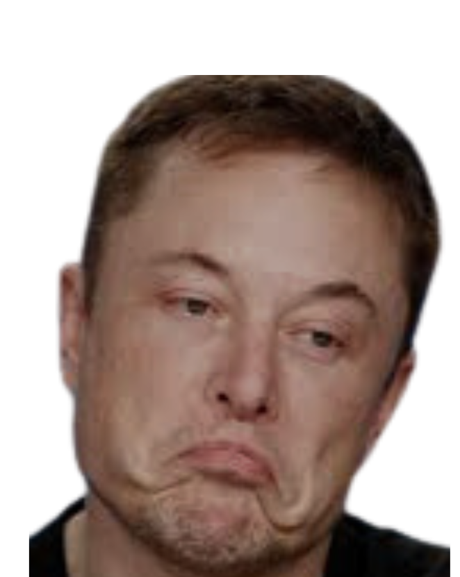 High Quality Crying Elon Blank Meme Template