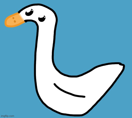 Duck?? Goose?? Ah whatever, it totally won’t kill your family | image tagged in duck,goose,drawing,lockyourdoorsandwindows | made w/ Imgflip meme maker