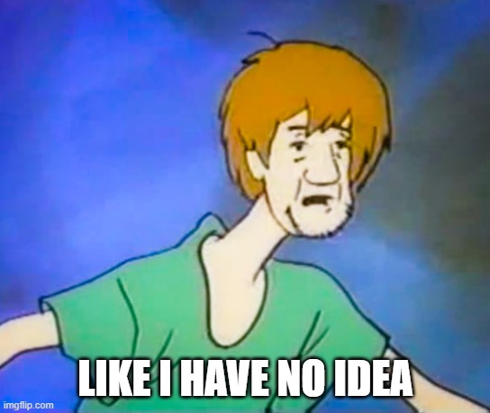 Confused shaggy  | LIKE I HAVE NO IDEA | image tagged in confused shaggy | made w/ Imgflip meme maker